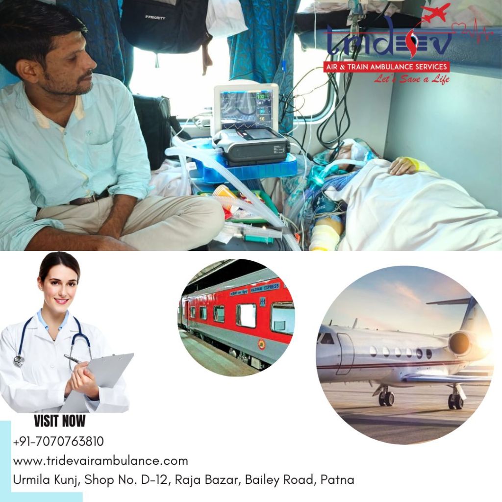 At Once Shift Your Loved One by Tridev Air Ambulance Service in Kolkata