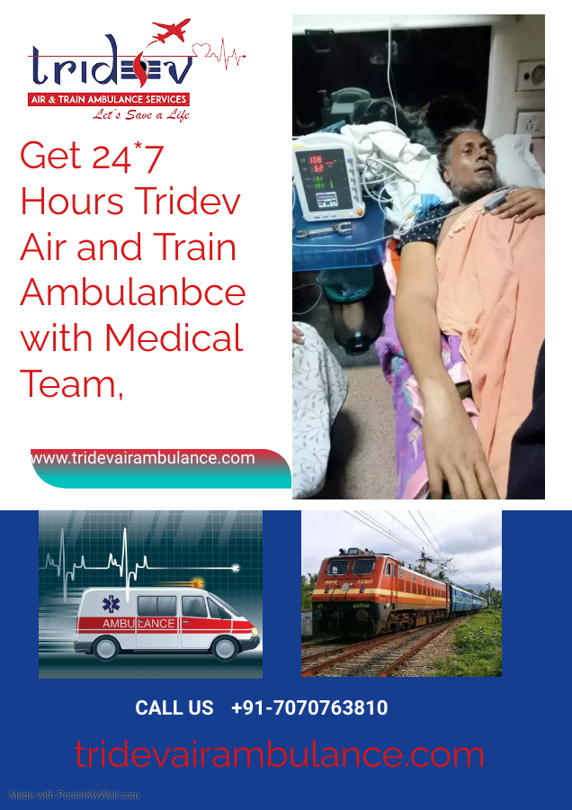Tridev Air Ambulance Service in Dibrugarh Will Help You to Transport Frequently